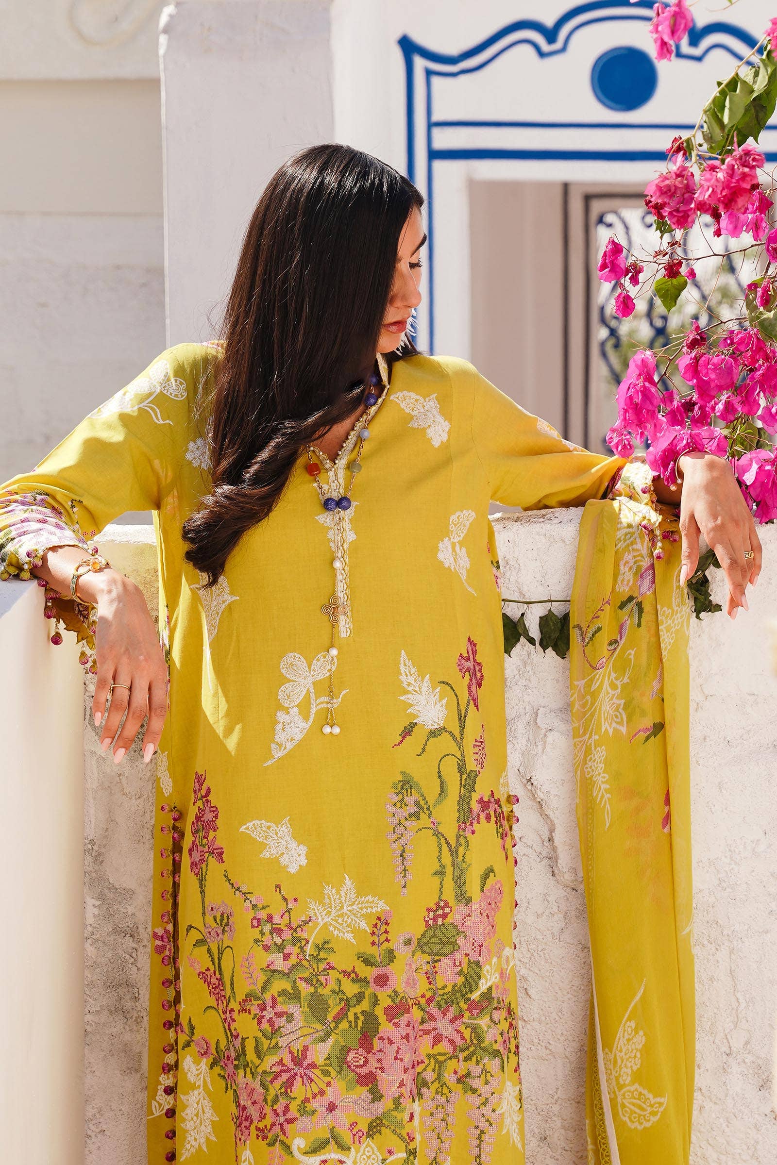 Sana Safinaz | Muzlin Spring 24 | M241-006B-CJ - Ladies Clothes - Maria Faisal