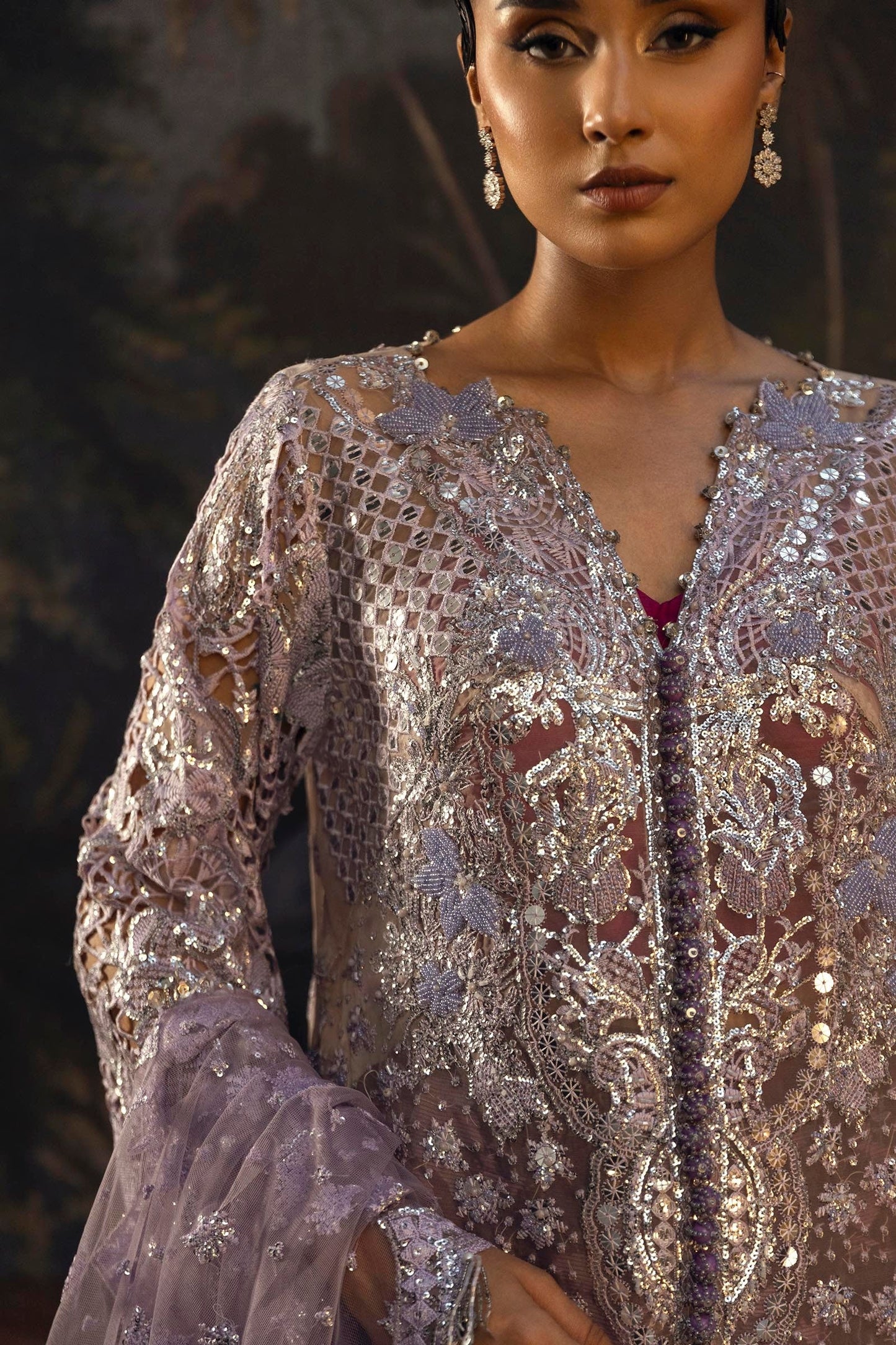 Sana Safinaz | Nura Festive 25 | N251-007-3DJ - Ladies Clothes - Maria Faisal