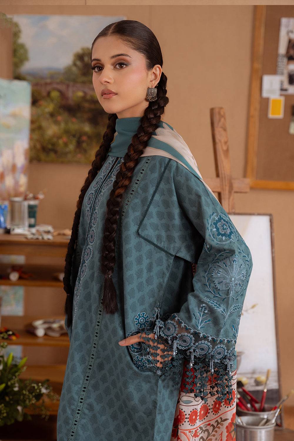 Saira Rizwan | Laanem Summer Lawn 25 | SEREN-B-SRL25-08 by Maria Faisal - Registered Vendor of : Saira Rizwan - type : Ladies Clothes - 100% original wedding dresses