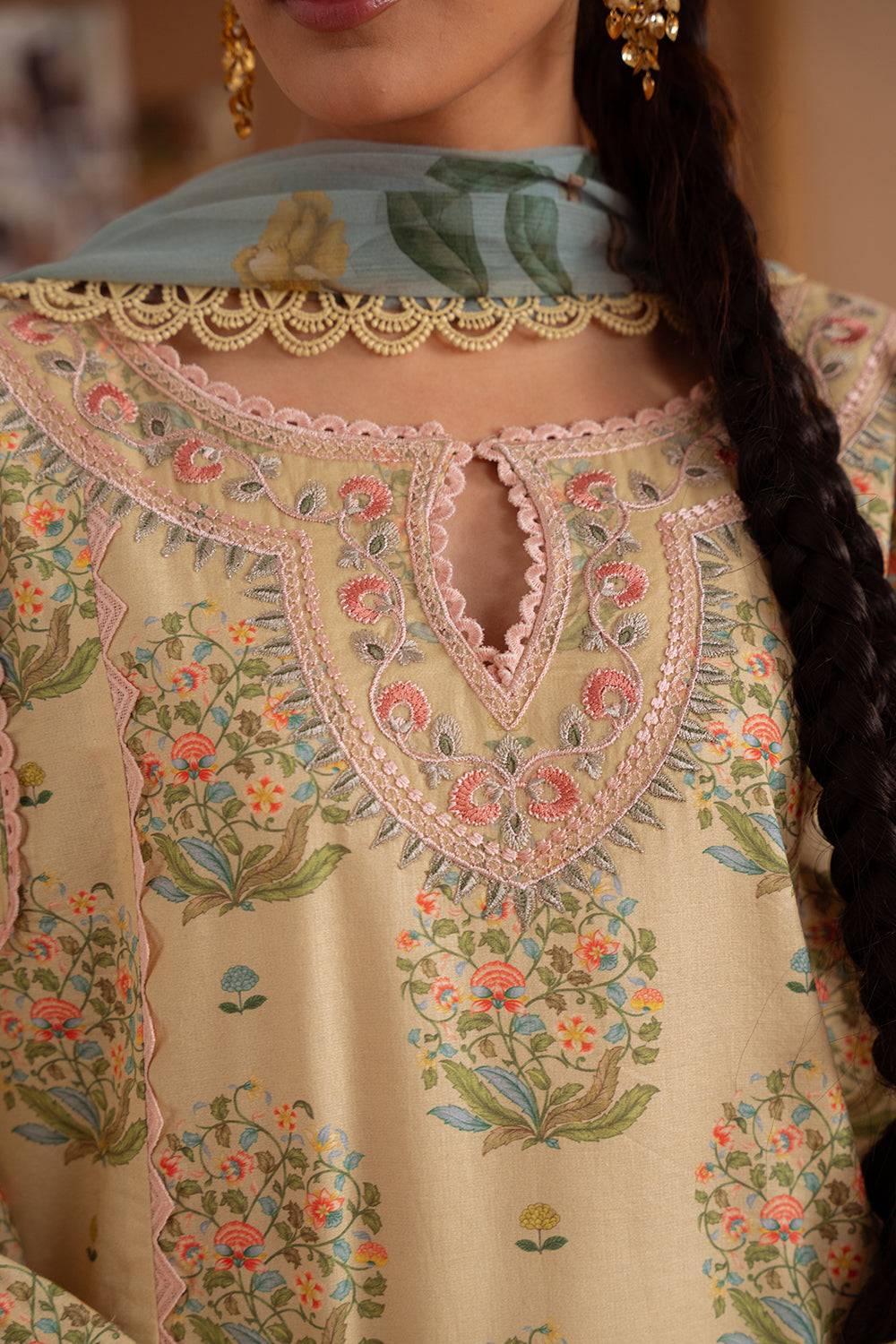 Saira Rizwan | Laanem Summer Lawn 25 | NERIDA-A-SRL25-02 by Maria Faisal - Registered Vendor of : Saira Rizwan - type : Ladies Clothes - 100% original wedding dresses