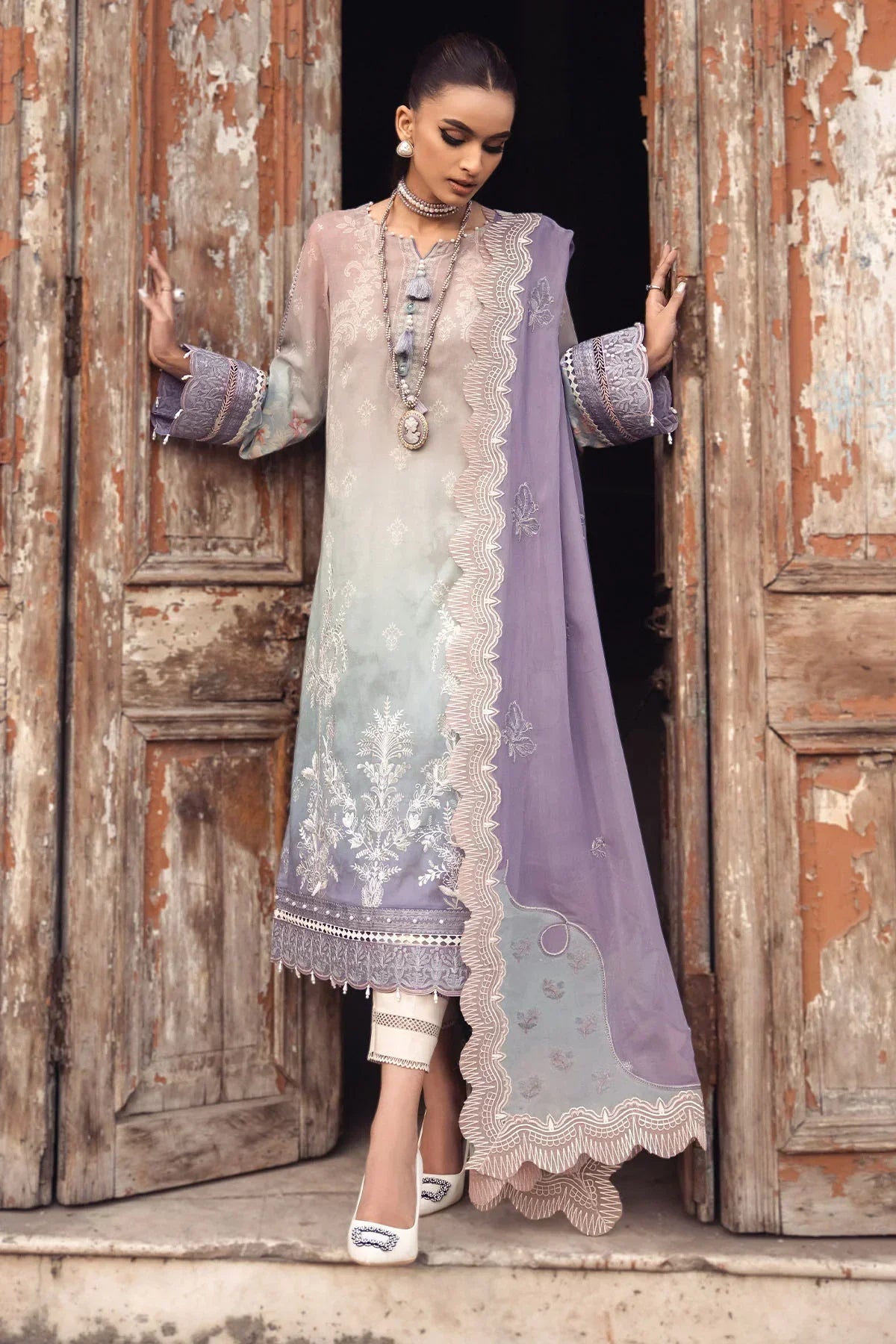 Nureh | Swiss Prints | NS-121 - Ladies Clothes - Maria Faisal