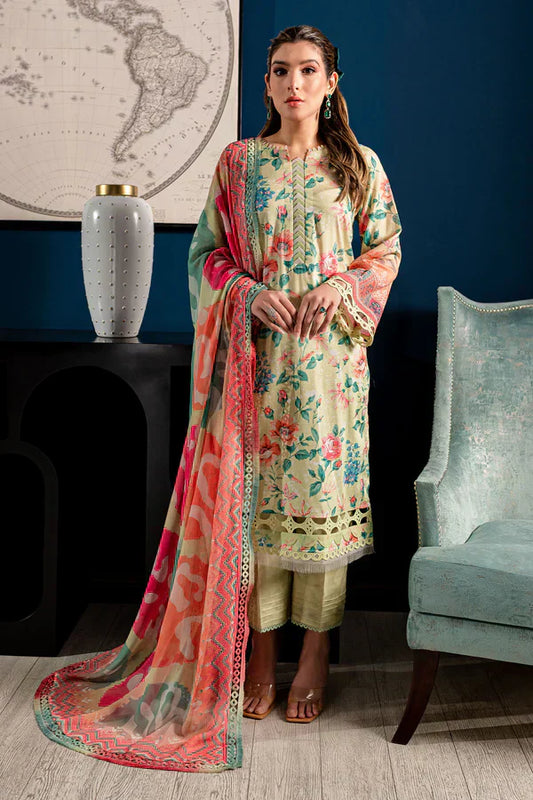 Nureh | Printed Lawn 24 | SP-97 - Ladies Clothes - Maria Faisal