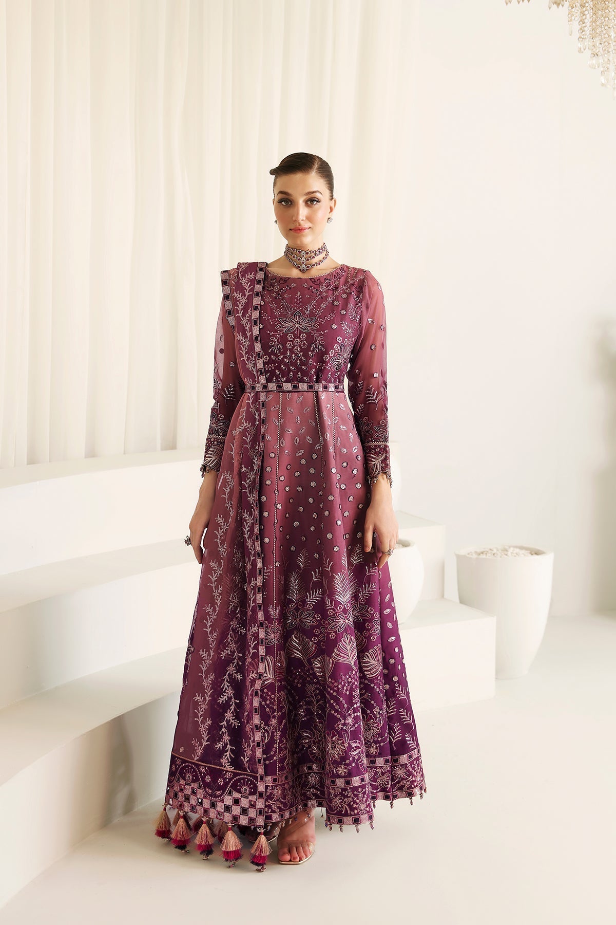 Alizeh | La Ruha Wedding Formals | AF-CH-2178-Opal - Pakistani Dress - Maria Faisal