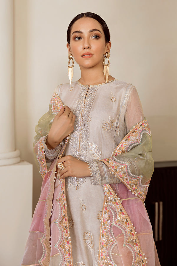 Baroque | Luxury Pret 25 | EMBROIDERED MASOORI PR-438 - Ladies Clothes - Maria Faisal