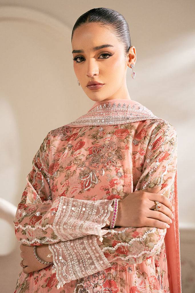 Cross Stitch | Luxe Atelier 25 | CORAL PUNCH by Maria Faisal - Registered Vendor of : Cross Stitch - type : Ladies Clothes - 100% original wedding dresses
