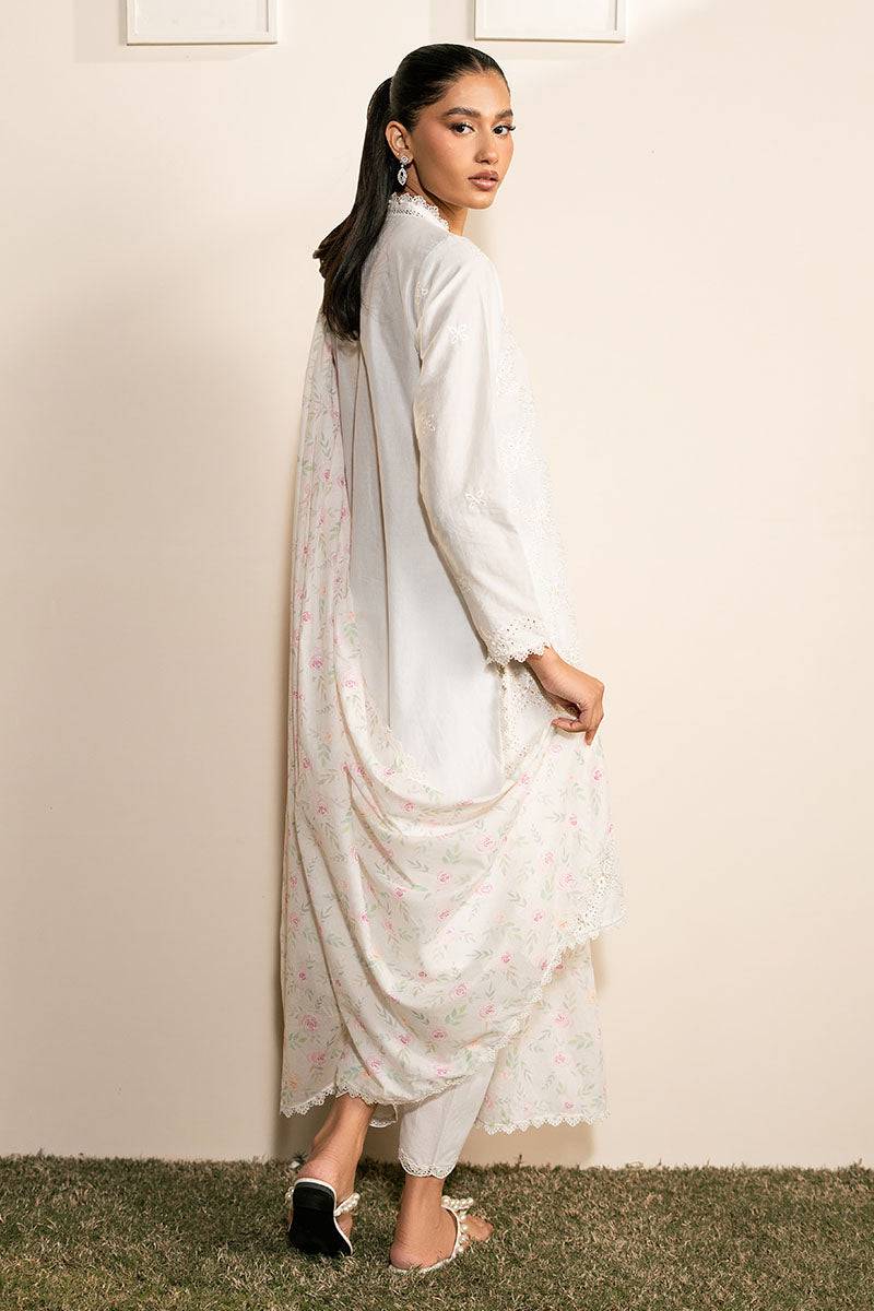 Cross Stitch | Mahiri Lawn 25 | IVORY GLINT by Maria Faisal - Registered Vendor of : Cross Stitch - type : Ladies Clothes - 100% original wedding dresses