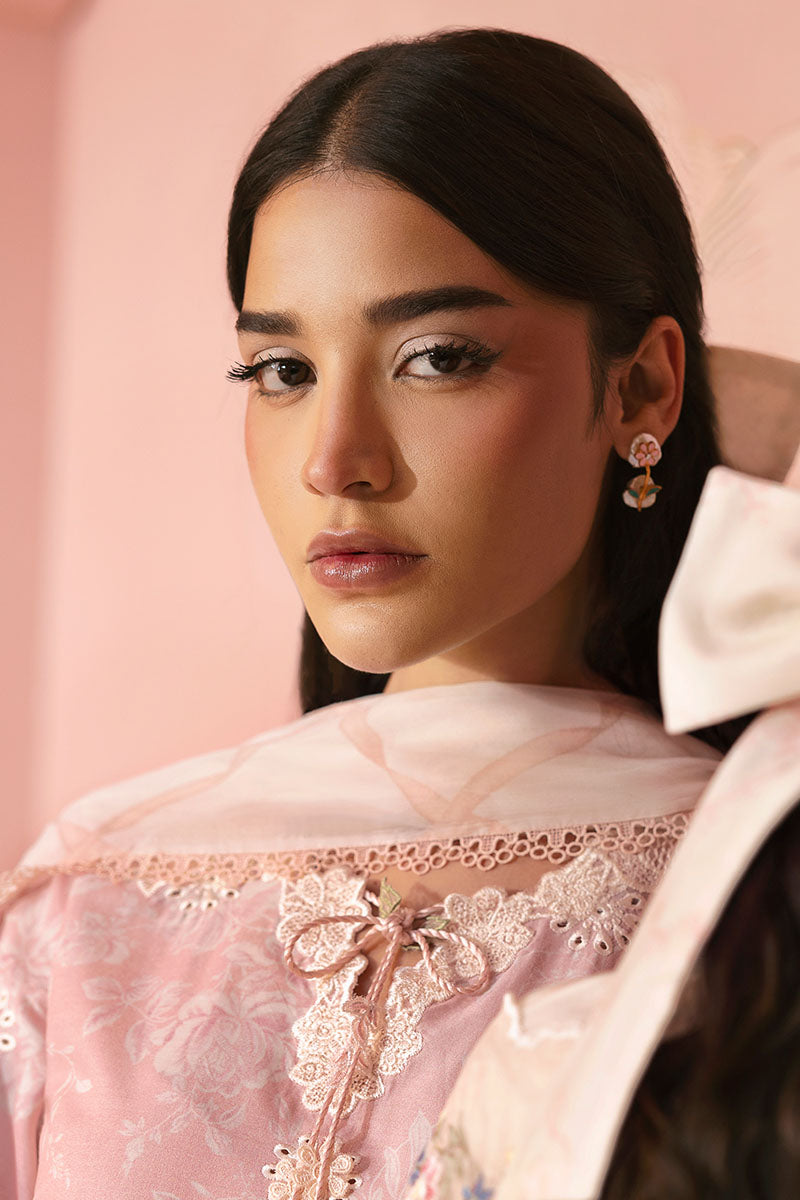 Cross Stitch | Premium Lawn 25 | FLORAL TIE - Ladies Clothes