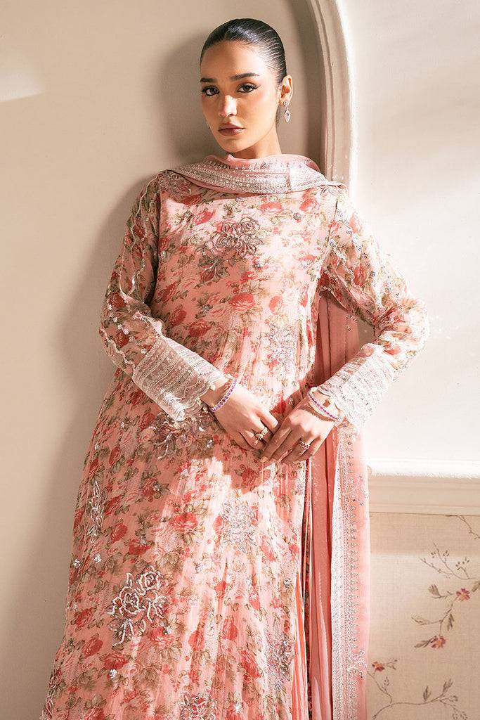 Cross Stitch | Luxe Atelier 25 | CORAL PUNCH by Maria Faisal - Registered Vendor of : Cross Stitch - type : Ladies Clothes - 100% original wedding dresses