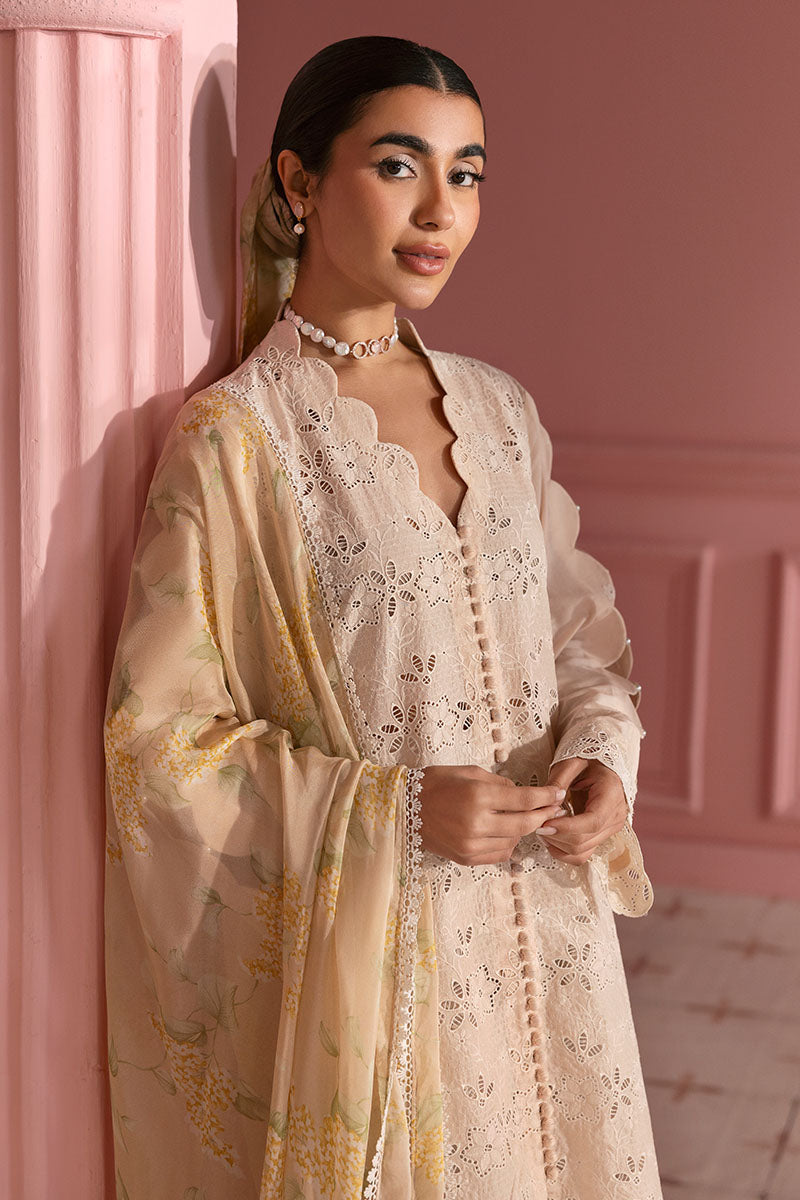 Cross Stitch | Premium Lawn 25 | PEACH PARFAIT - Ladies Clothes