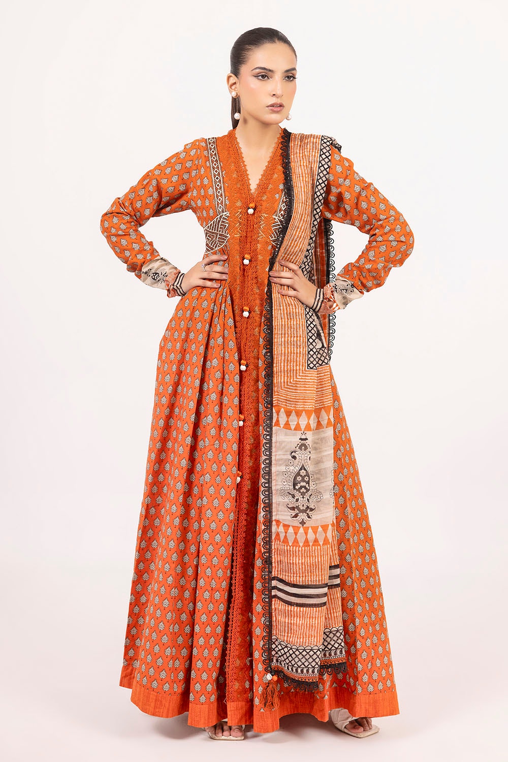 Gul Ahmed | Winter Collection 25 | K-52019 - Ladies Clothes - Maria Faisal