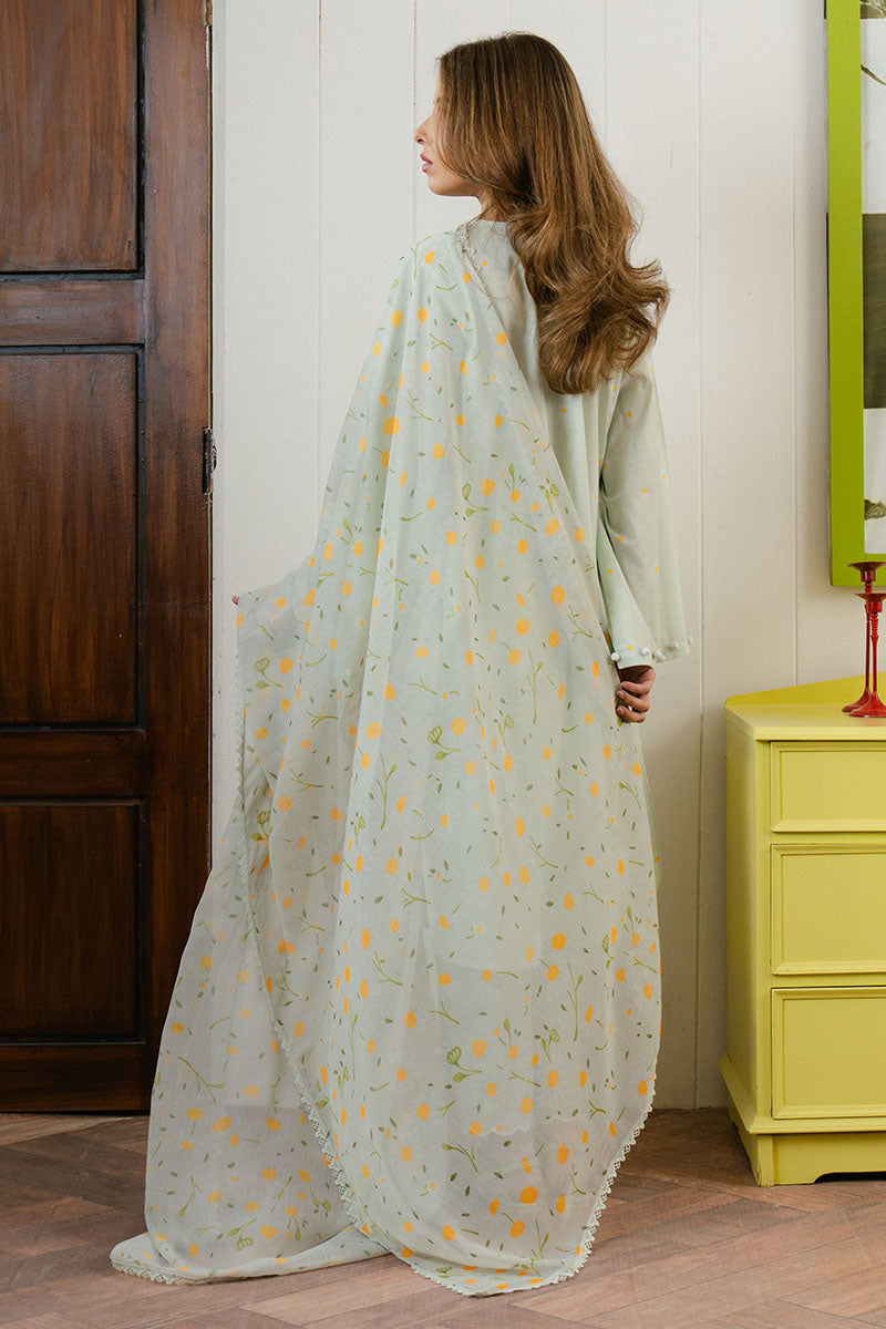 Cross Stitch | Daily Wear 25 | DAISY BLOOM-3 PC - Ladies Clothes