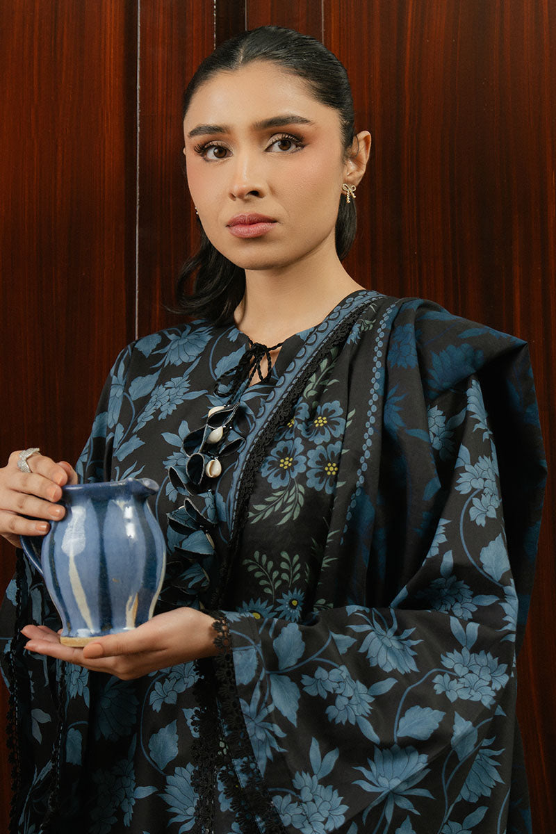 Cross Stitch | Daily Wear 25 | BLUE WAVE-3 PC - Ladies Clothes