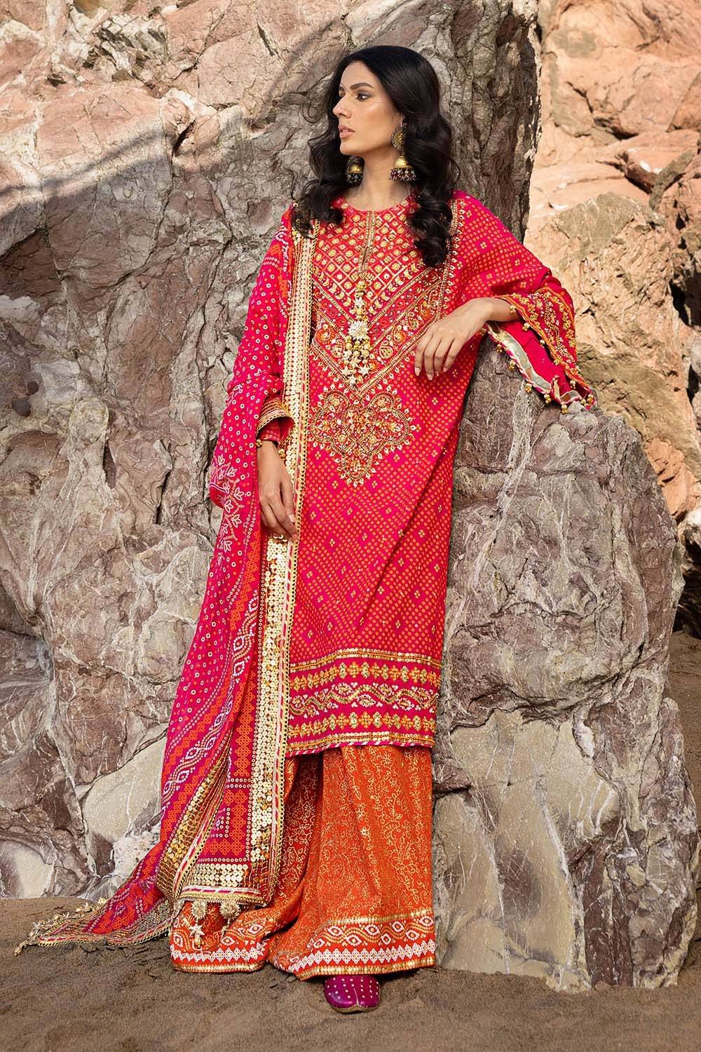 Gul Ahmed | Chunri Lawn 25 | PRW-52019 by Maria Faisal - Registered Vendor of : Gul Ahmed - type : Ladies Clothes - 100% original wedding dresses