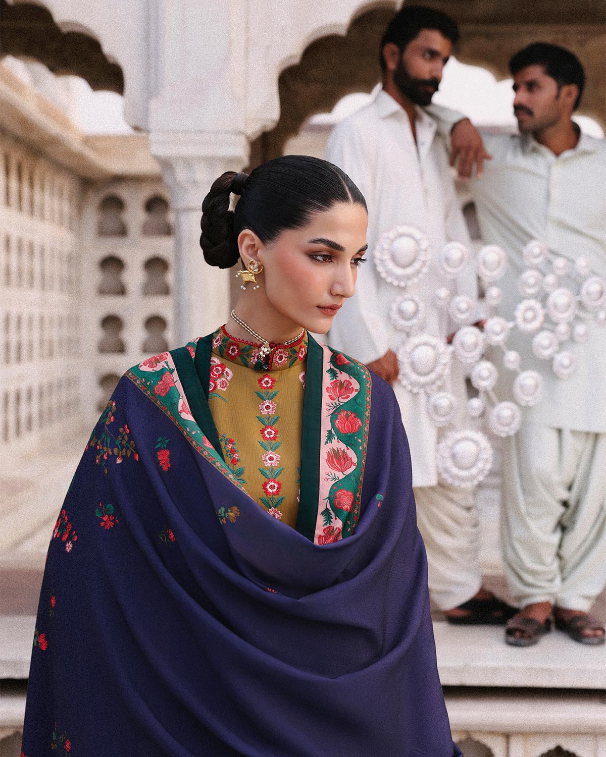 Jugnu | Khaddar 25 | Mitra - Casual Dress - available at Maria Faisal in UK and USA.