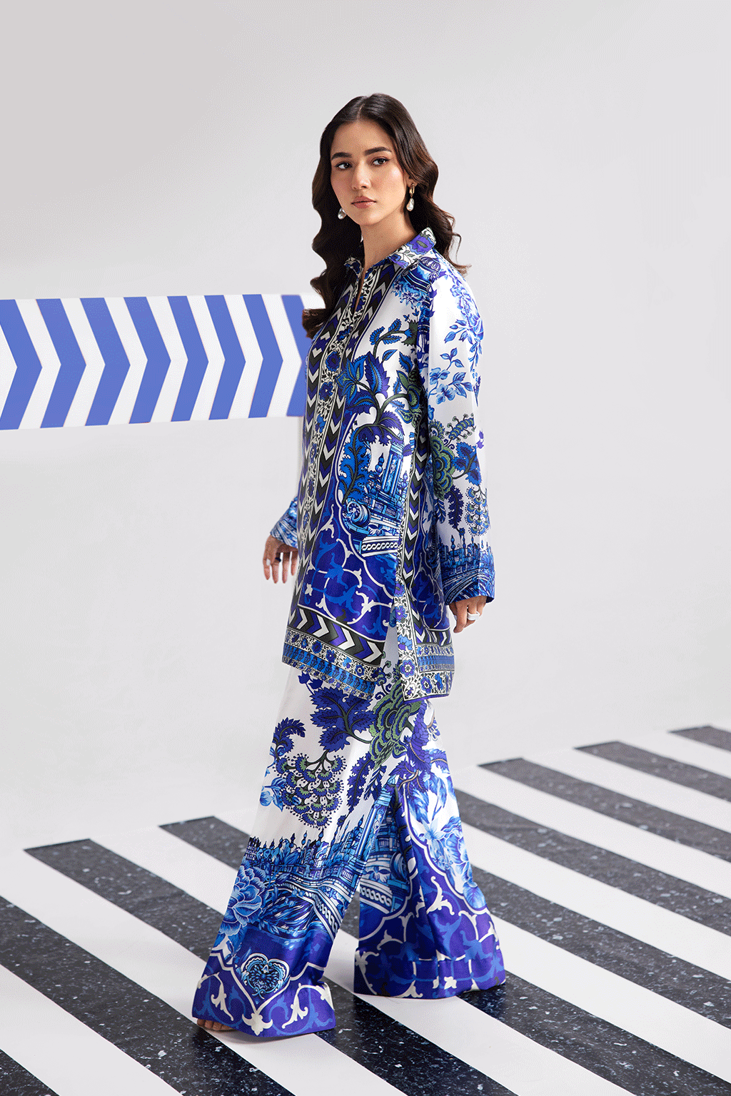 Afsanah | The Print Edit | OCHRE BLOOM AP-104 by Maria Faisal - Registered Vendor of : Afsanah - type : Ladies Clothes - 100% original wedding dresses