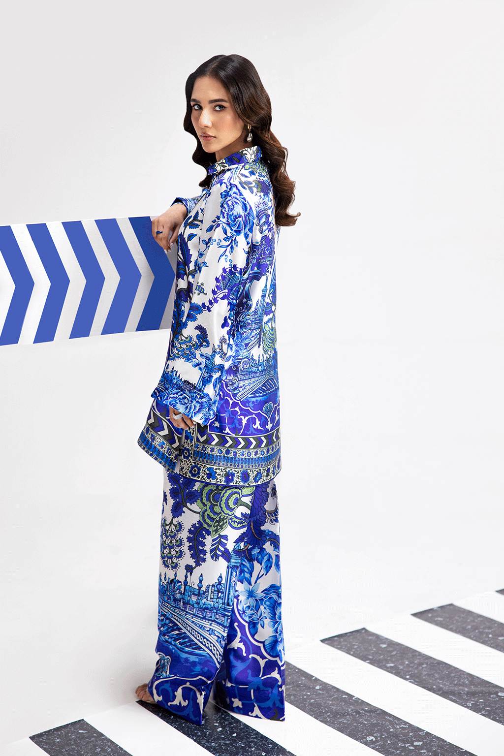 Afsanah | The Print Edit | OCHRE BLOOM AP-104 by Maria Faisal - Registered Vendor of : Afsanah - type : Ladies Clothes - 100% original wedding dresses