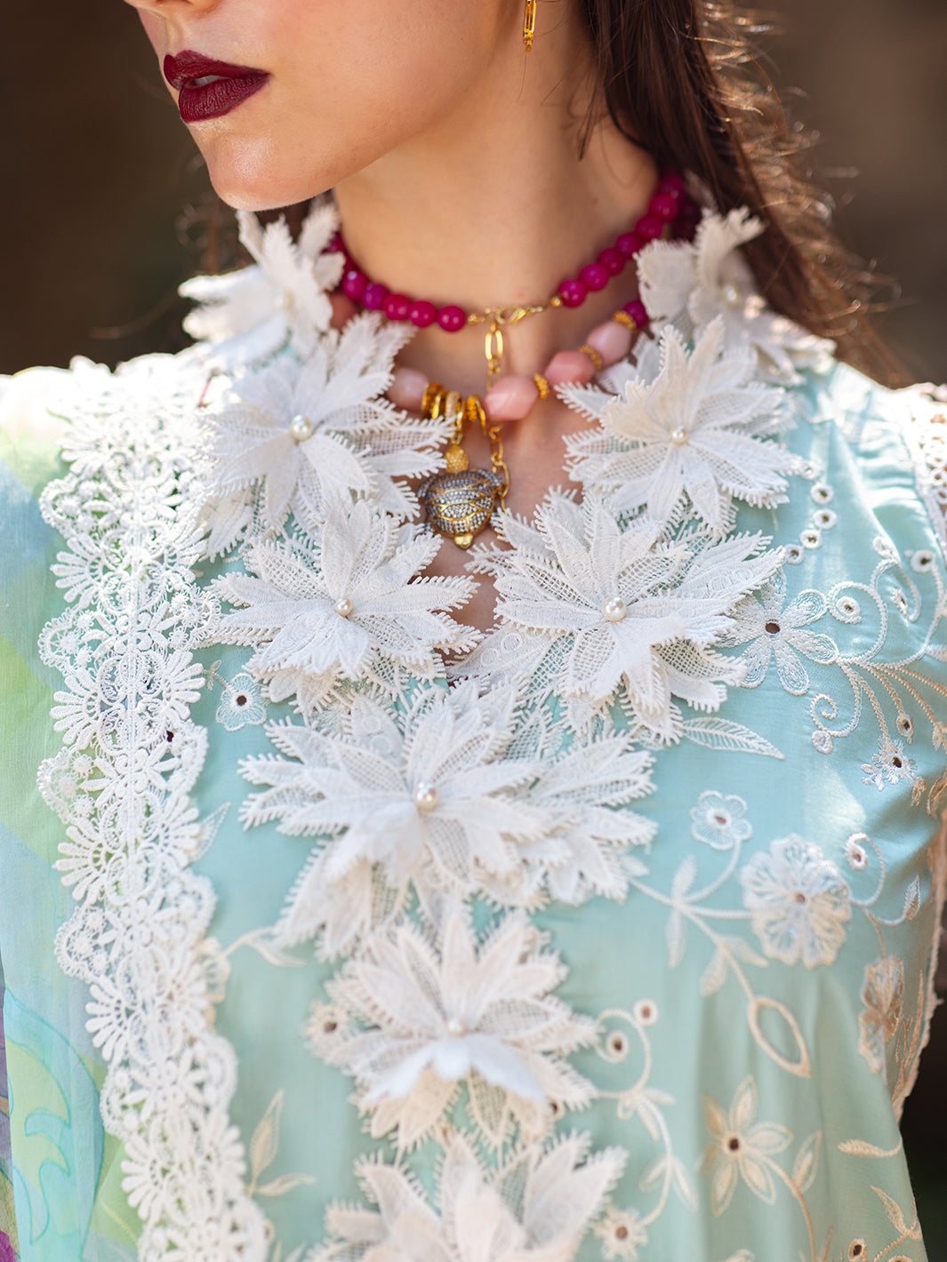 Roheenaz | Dahlia Embroidered Lawn 24 | Zinnia - Ladies Clothes