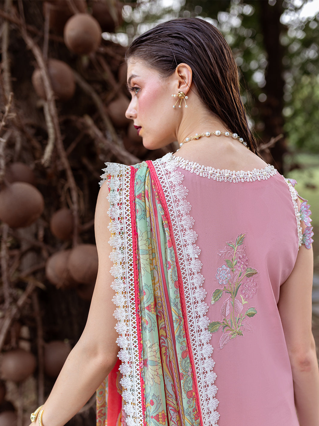 Roheenaz | Dahlia Embroidered Lawn 24 | Peony - Ladies Clothes