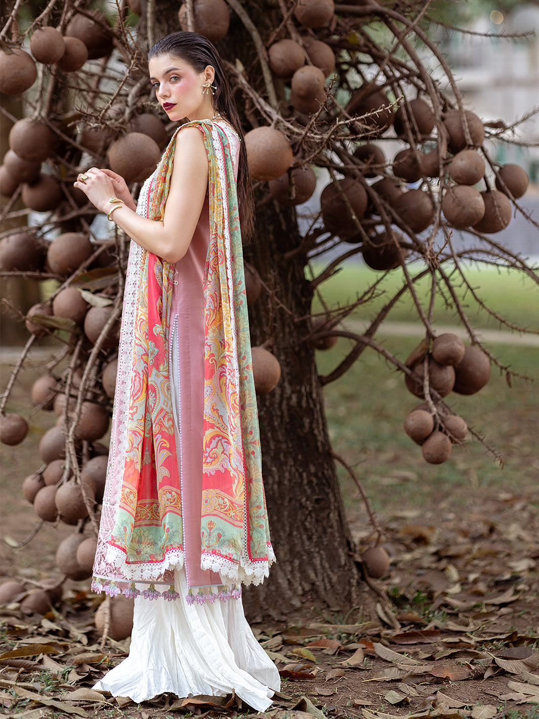 Roheenaz | Dahlia Embroidered Lawn 24 | Peony - Ladies Clothes