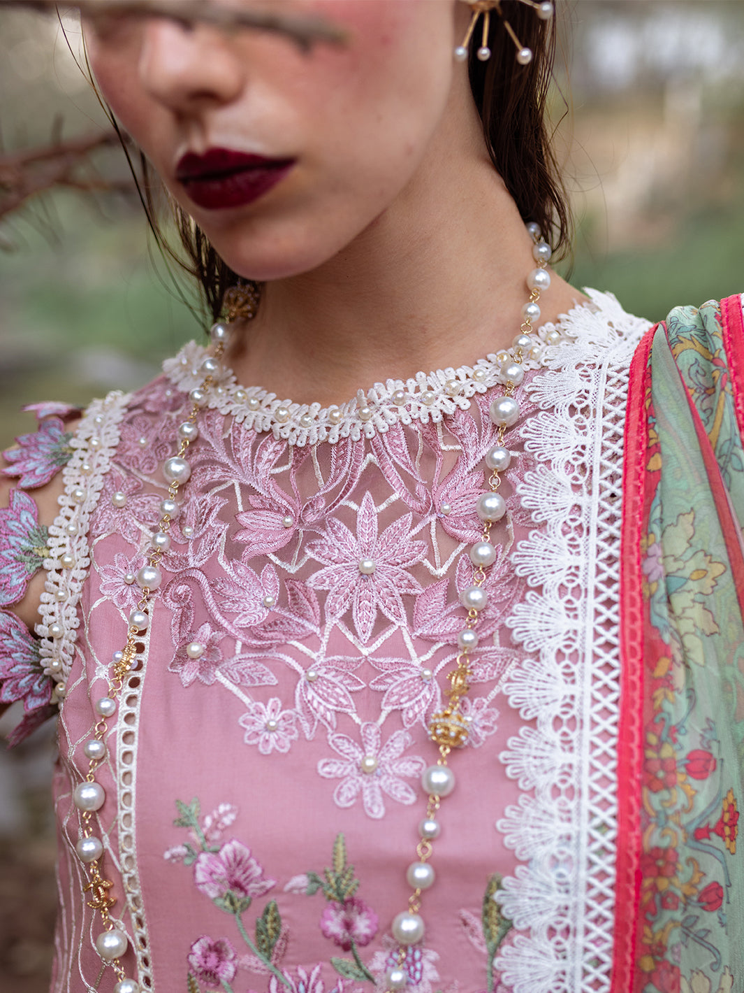 Roheenaz | Dahlia Embroidered Lawn 24 | Peony - Ladies Clothes