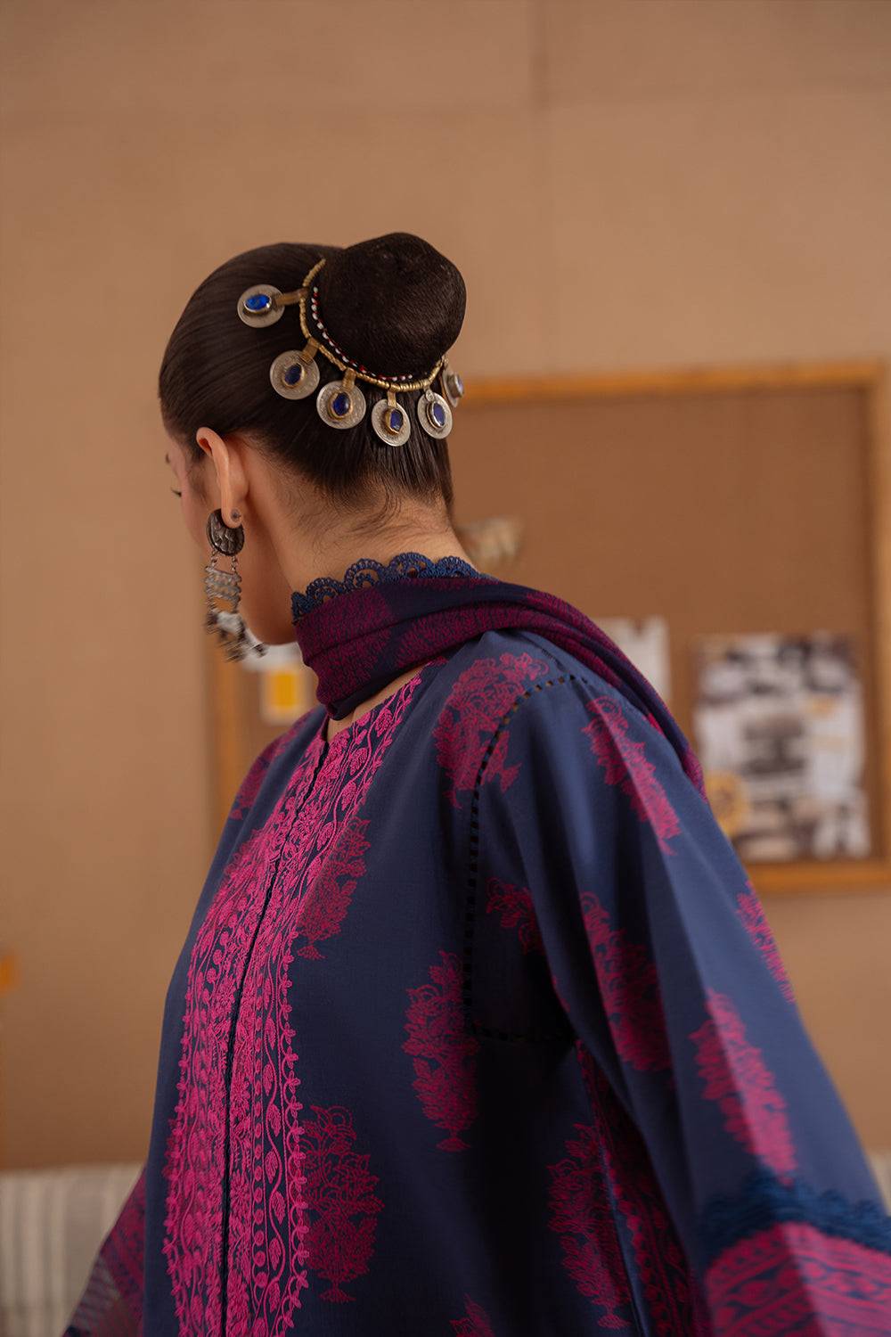 Saira Rizwan | Laanem Summer Lawn 25 | ELARA-B-SRL25-01 by Maria Faisal - Registered Vendor of : Saira Rizwan - type : Ladies Clothes - 100% original wedding dresses