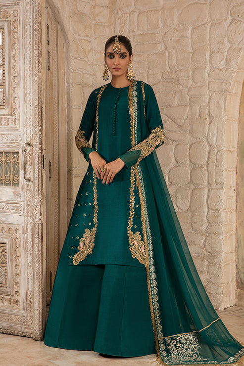Saffron | Persia Wedding Collection | Emerald Elegance - Maria Faisal