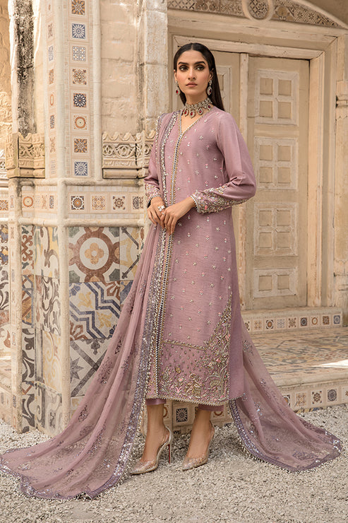 Saffron | Persia Wedding Collection | Plum Velvet - Maria Faisal