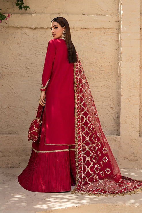 Saffron | Persia Wedding Collection | Rose Gold Satin - Maria Faisal