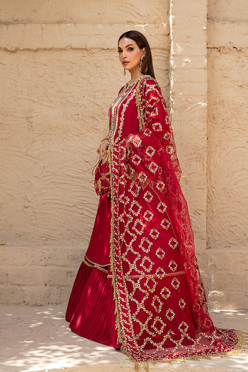 Saffron | Persia Wedding Collection | Rose Gold Satin - Maria Faisal