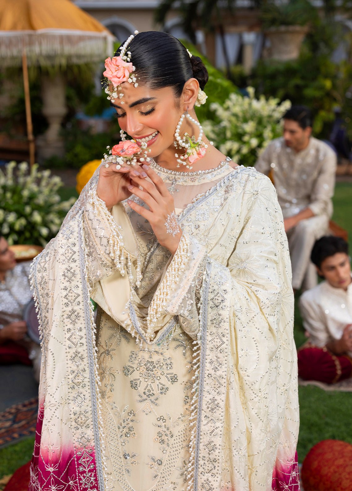 Sahane | Haye Dil Wedding Formals | CT 29007 Written in Stars - is Off White dress from Sahane - Ladies Clothes - Maria Faisal