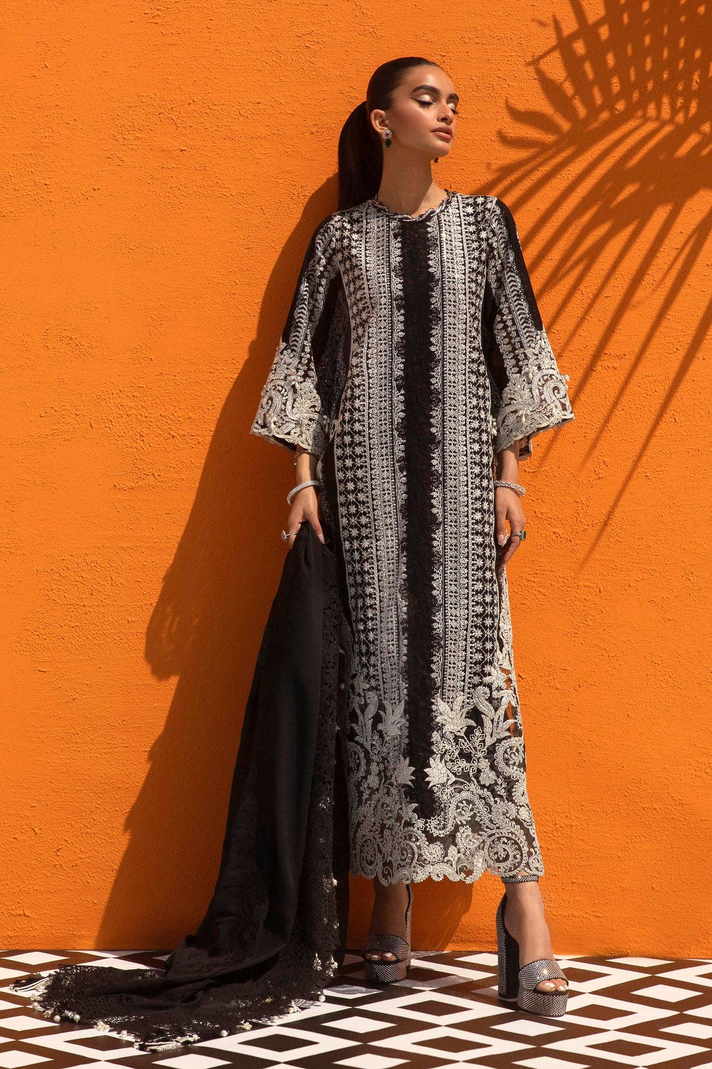 Sana Safinaz | Nura Festive 24 | N241-005-3CJ - Wedding Dress - Maria Faisal