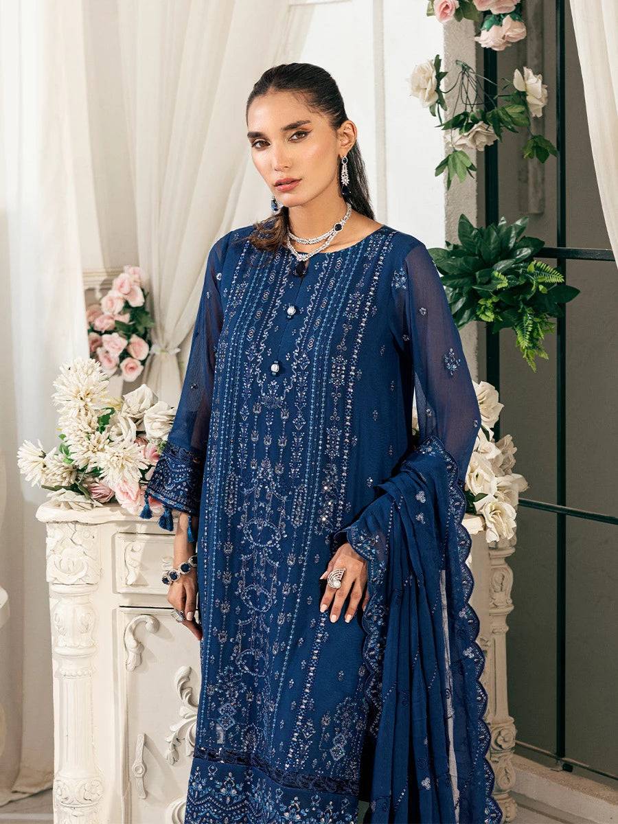 Salitex | Signature Festive Chiffon | CH035 by Maria Faisal - Registered Vendor of : Salitex - type : Ladies Clothes - 100% original wedding dresses