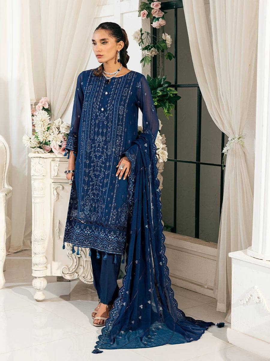 Salitex | Signature Festive Chiffon | CH035 by Maria Faisal - Registered Vendor of : Salitex - type : Ladies Clothes - 100% original wedding dresses