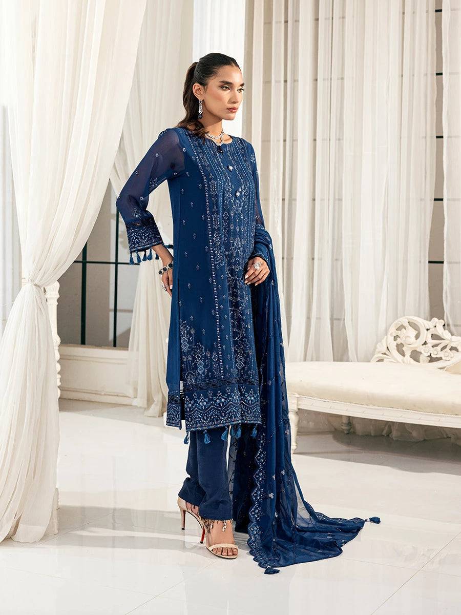 Salitex | Signature Festive Chiffon | CH035 by Maria Faisal - Registered Vendor of : Salitex - type : Ladies Clothes - 100% original wedding dresses