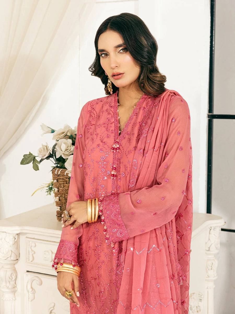 Salitex | Signature Festive Chiffon | CH025 by Maria Faisal - Registered Vendor of : Salitex - type : Ladies Clothes - 100% original wedding dresses