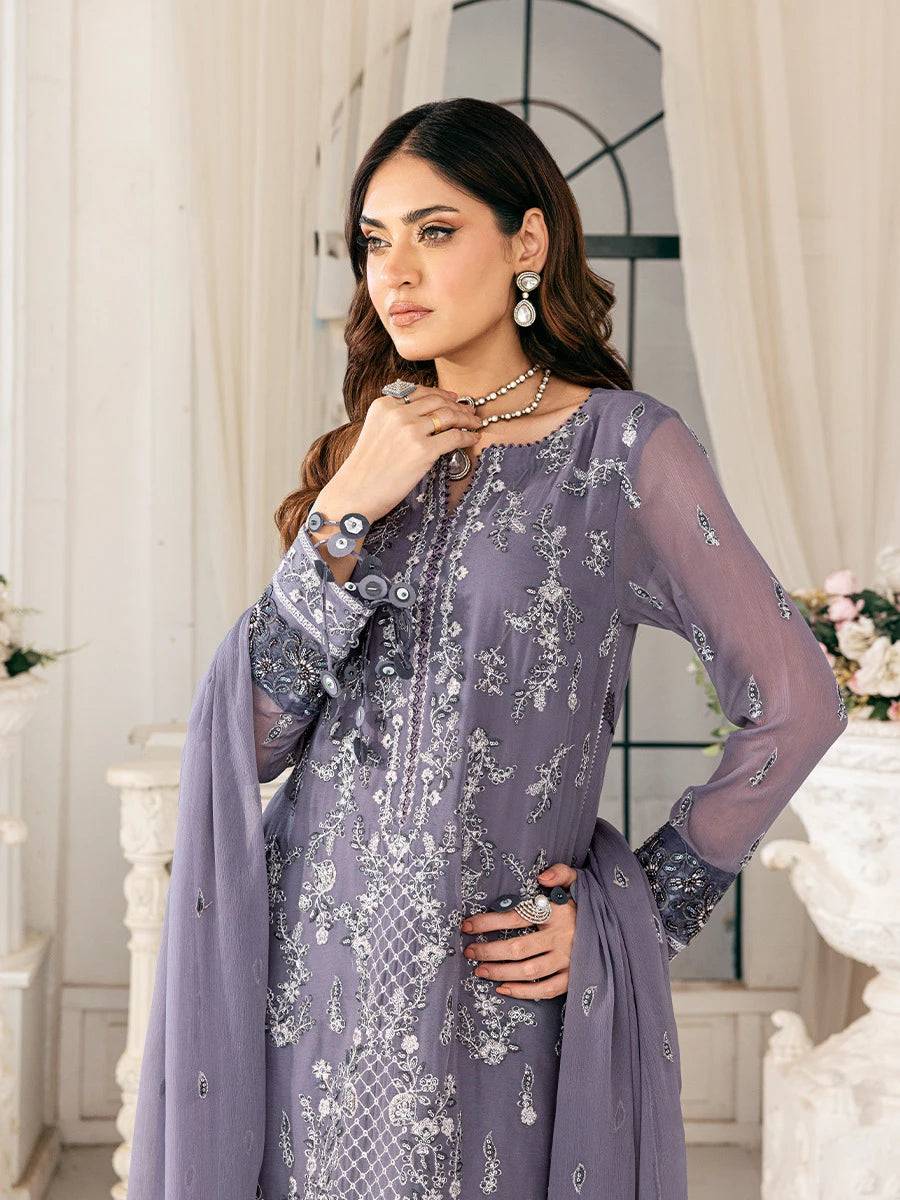 Salitex | Signature Festive Chiffon | CH047 by Maria Faisal - Registered Vendor of : Salitex - type : Ladies Clothes - 100% original wedding dresses