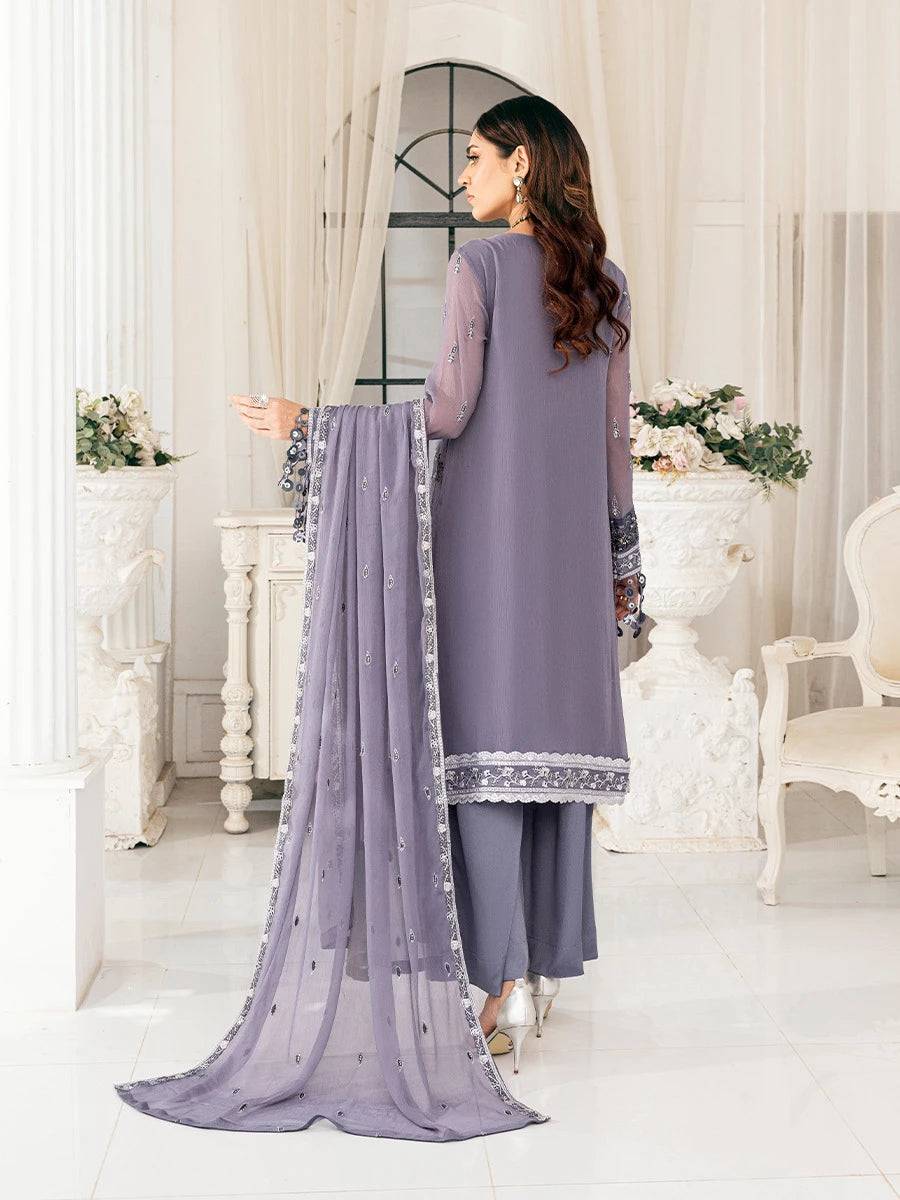 Salitex | Signature Festive Chiffon | CH047 by Maria Faisal - Registered Vendor of : Salitex - type : Ladies Clothes - 100% original wedding dresses
