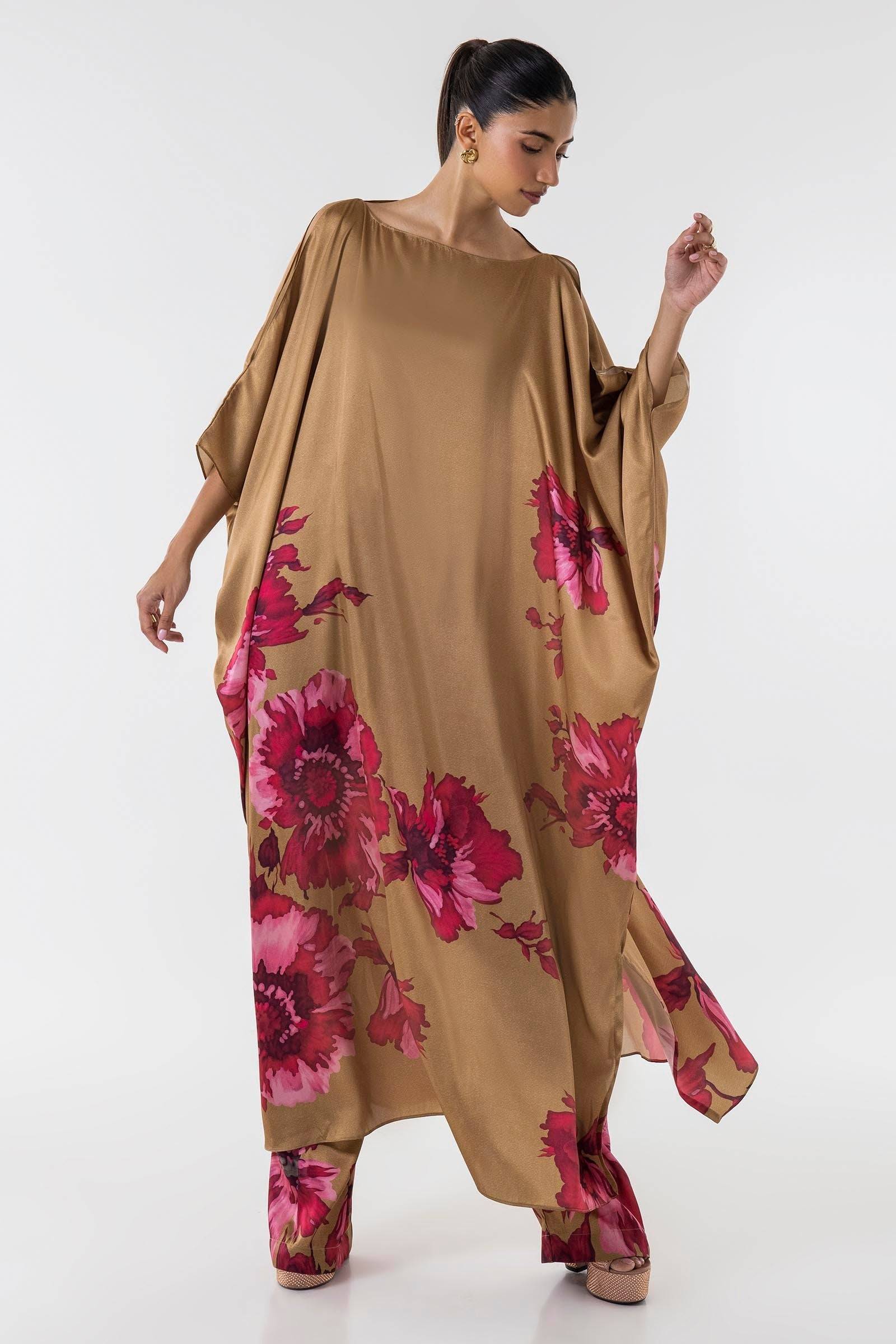 Sana Safinaz | Silk Tunics | SS24STP149P2T by Maria Faisal - Registered Vendor of : Sana Safinaz - type : Ladies Clothes - 100% original wedding dresses