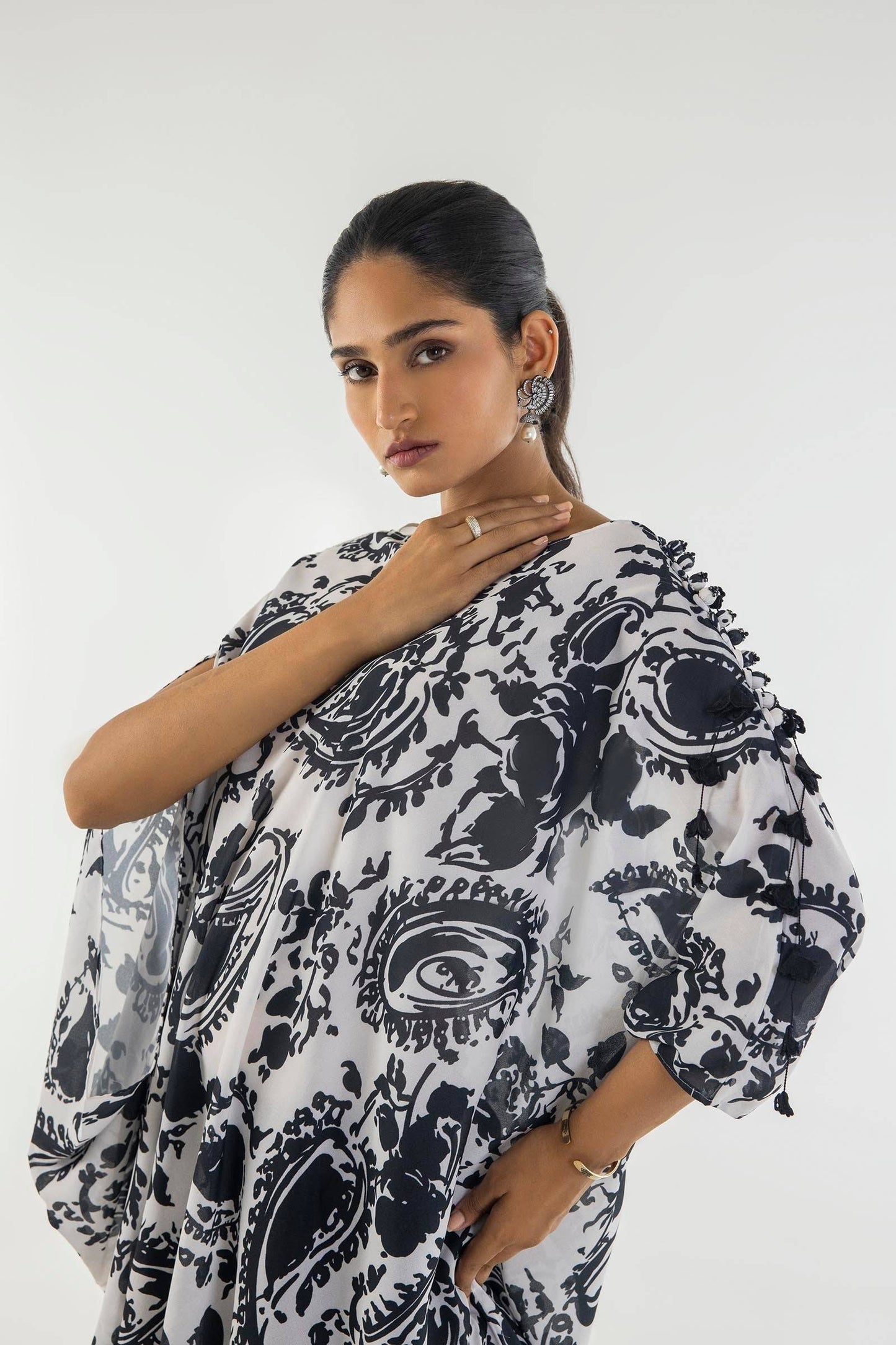 Sana Safinaz | Silk Tunics | SS24STP157 by Maria Faisal - Registered Vendor of : Sana Safinaz - type : Ladies Clothes - 100% original wedding dresses