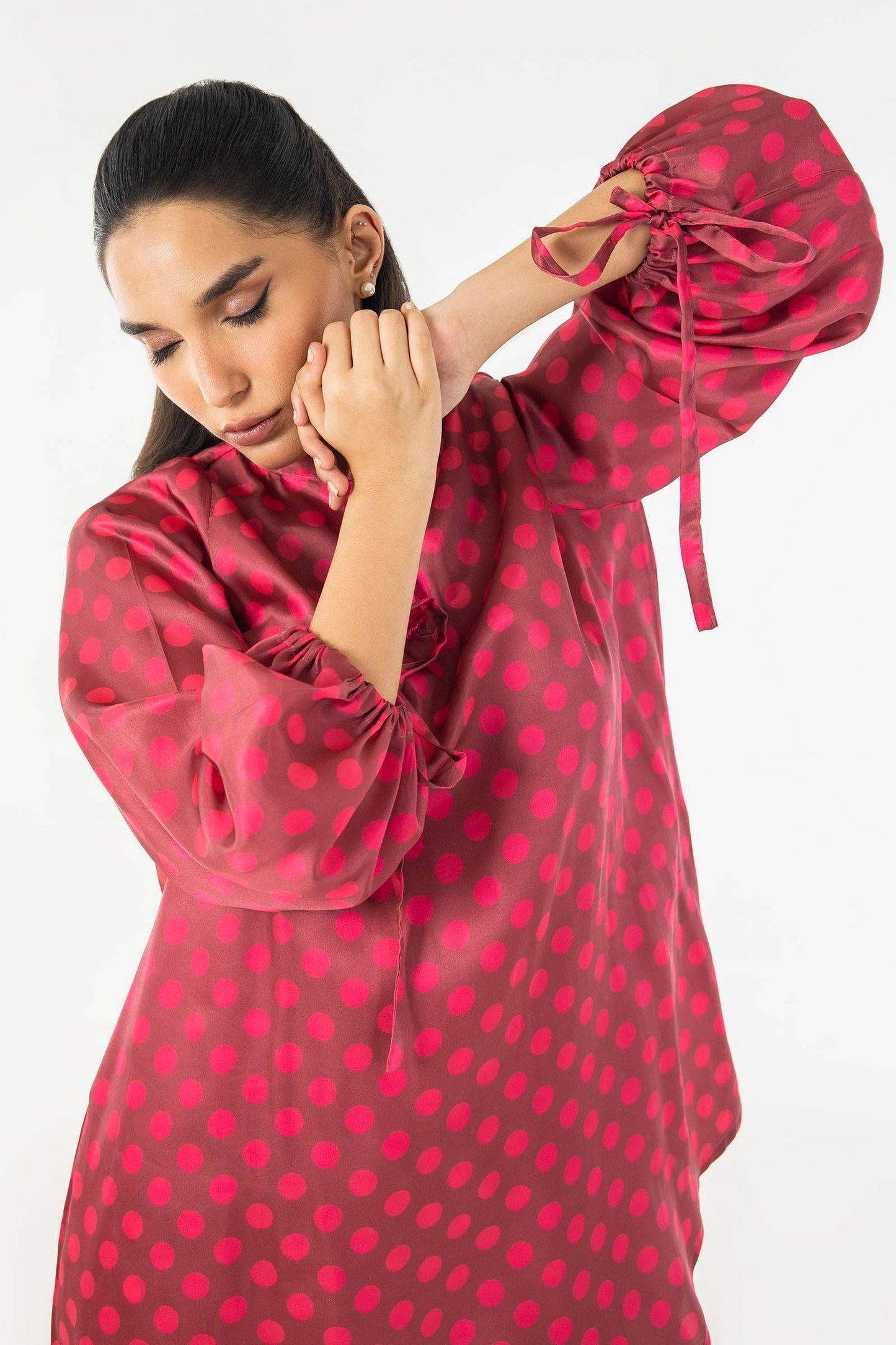 Sana Safinaz | Silk Tunics | SS24STP174P2T by Maria Faisal - Registered Vendor of : Sana Safinaz - type : Ladies Clothes - 100% original wedding dresses