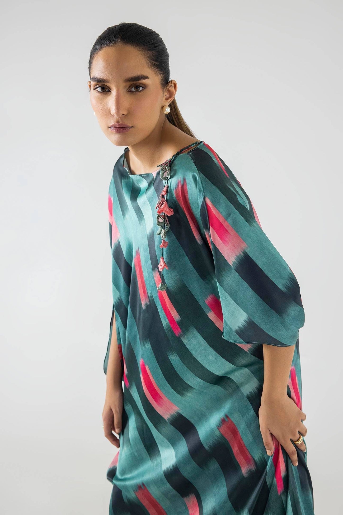 Sana Safinaz | Silk Tunics | SS24STP180 by Maria Faisal - Registered Vendor of : Sana Safinaz - type : Ladies Clothes - 100% original wedding dresses