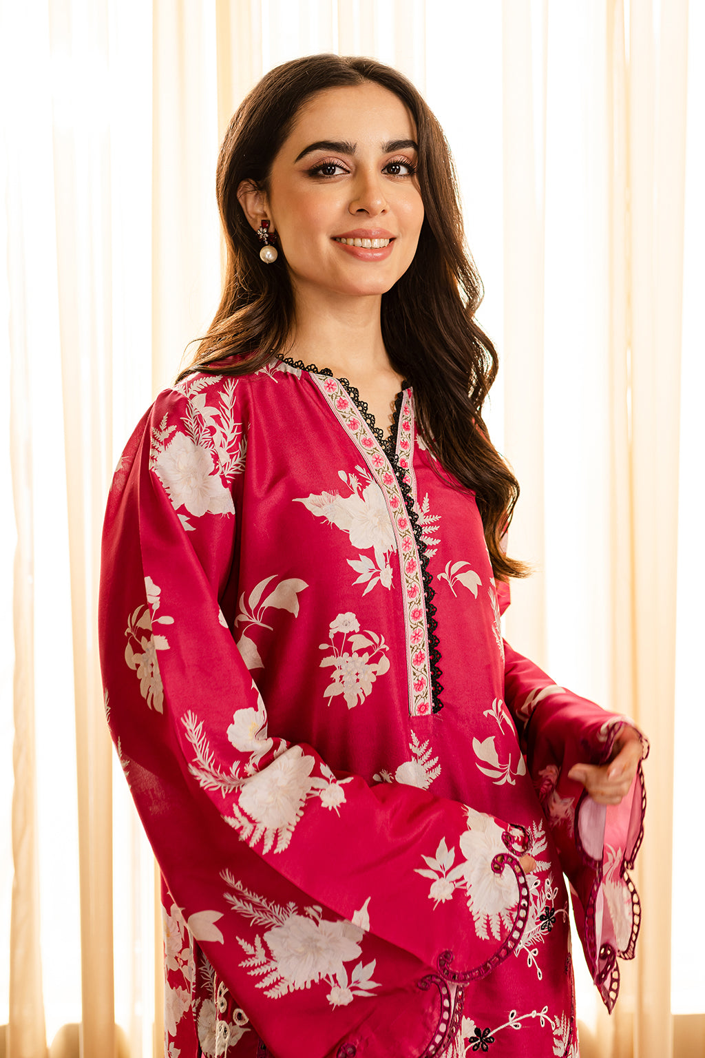 Vanya | Co Ords | CO-78 - Casual Dress - available at Maria Faisal in UK and USA.