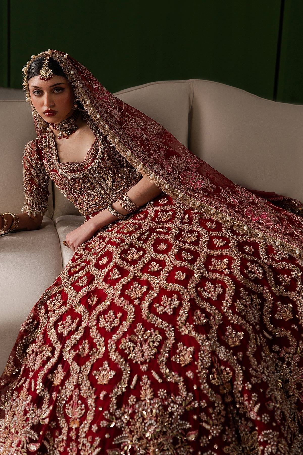Afrozeh | The Brides 26 | Rosaline - Brides Dress - available at Maria Faisal in UK and USA.