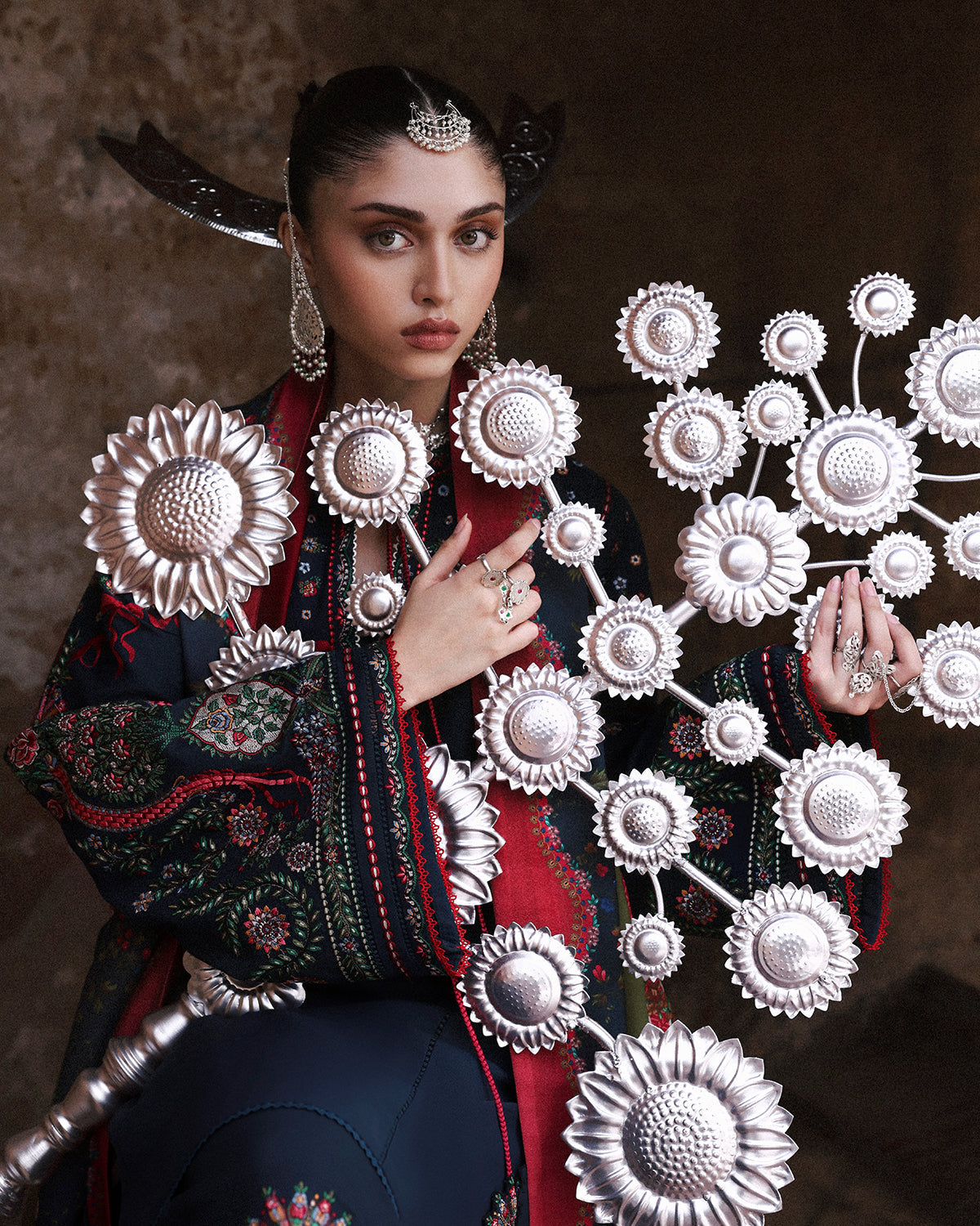 Jugnu | Khaddar 25 | Rati - Casual Dress - available at Maria Faisal in UK and USA.