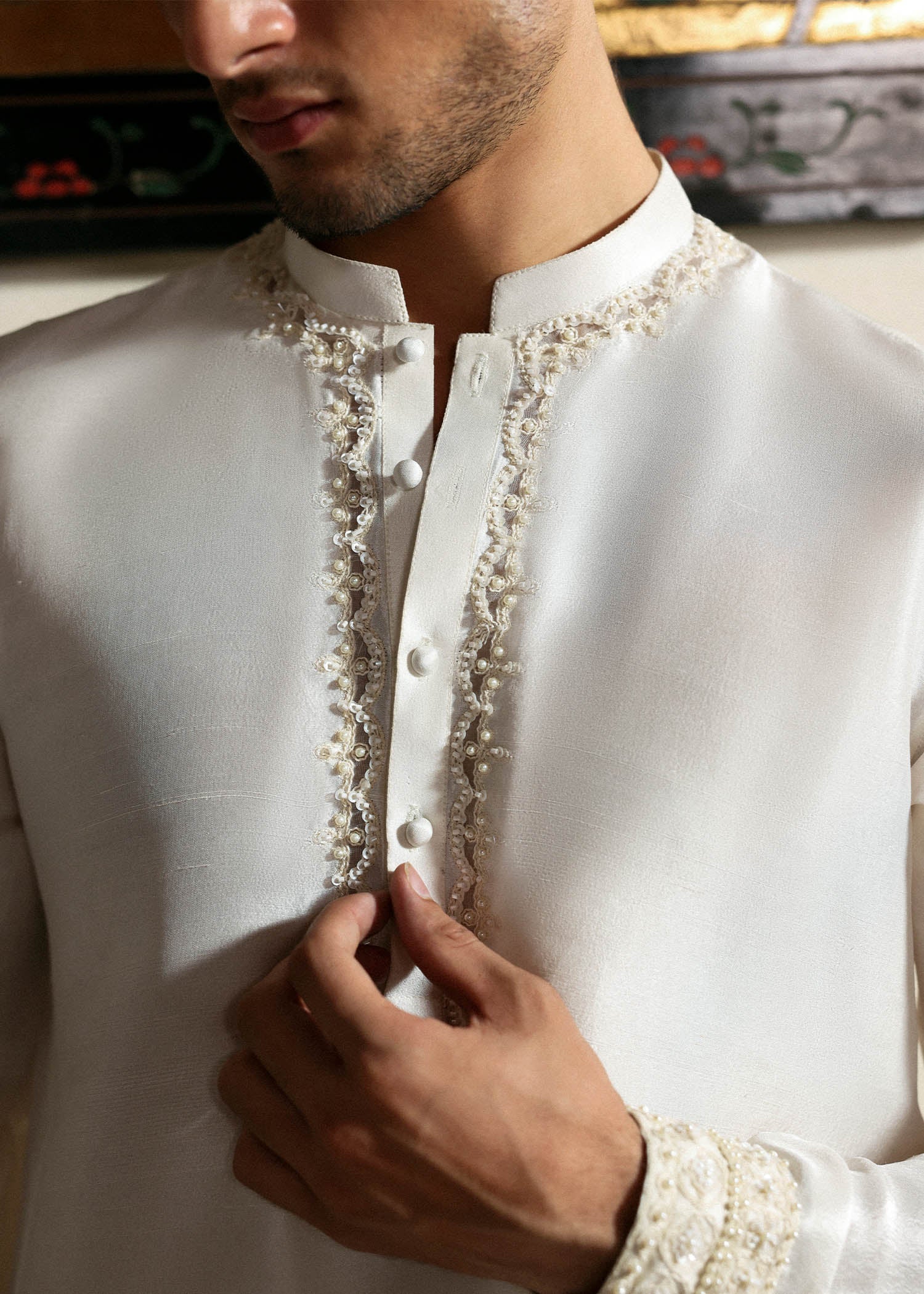 Hussain Rehar I The Scent Luxury Pret 25 I Vellin - MensWear - Maria Faisal