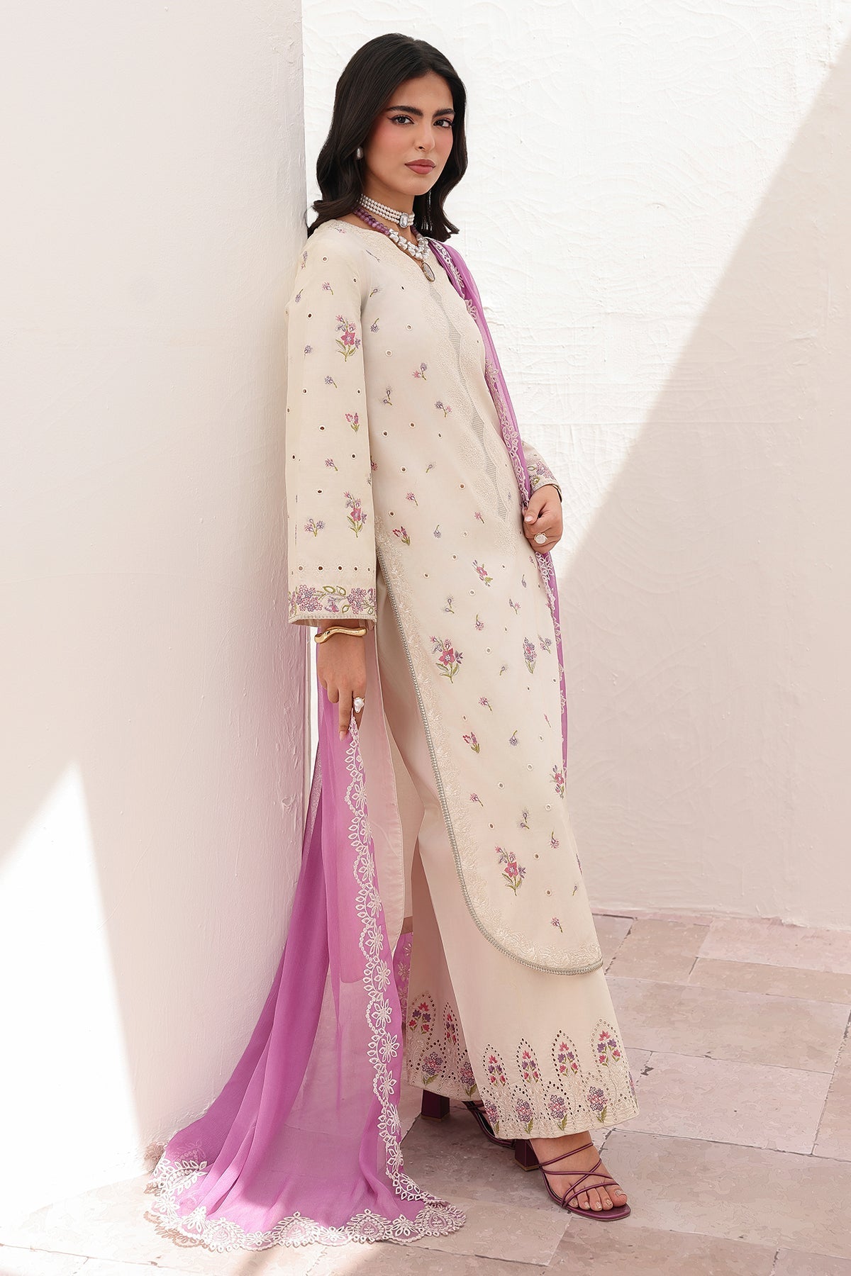 Charizma | Festive Edit | CNP-6-210 - Luxury Dress - available at Maria Faisal in UK and USA.