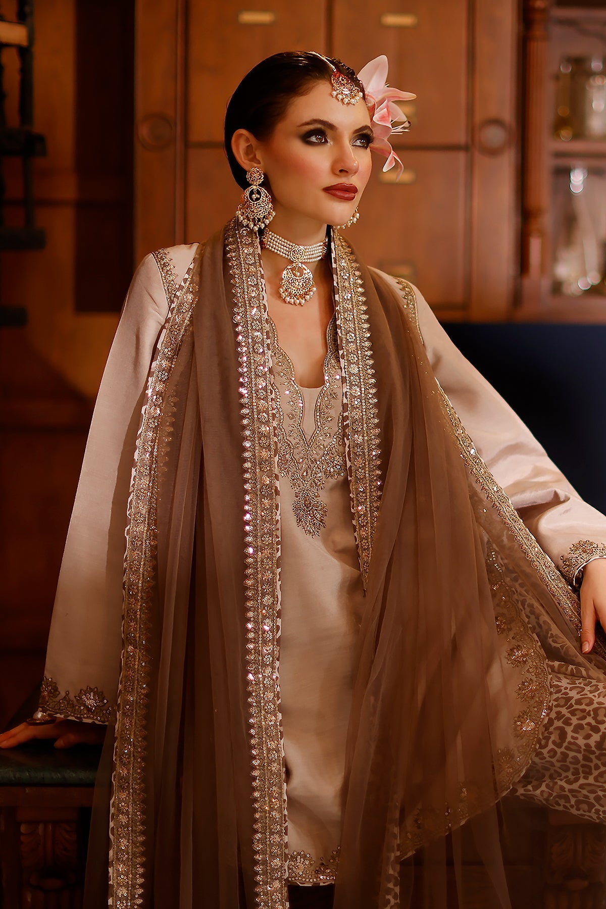 Charizma | Festive Pret | CMA-6-157 - Dress - available at Maria Faisal in UK and USA.