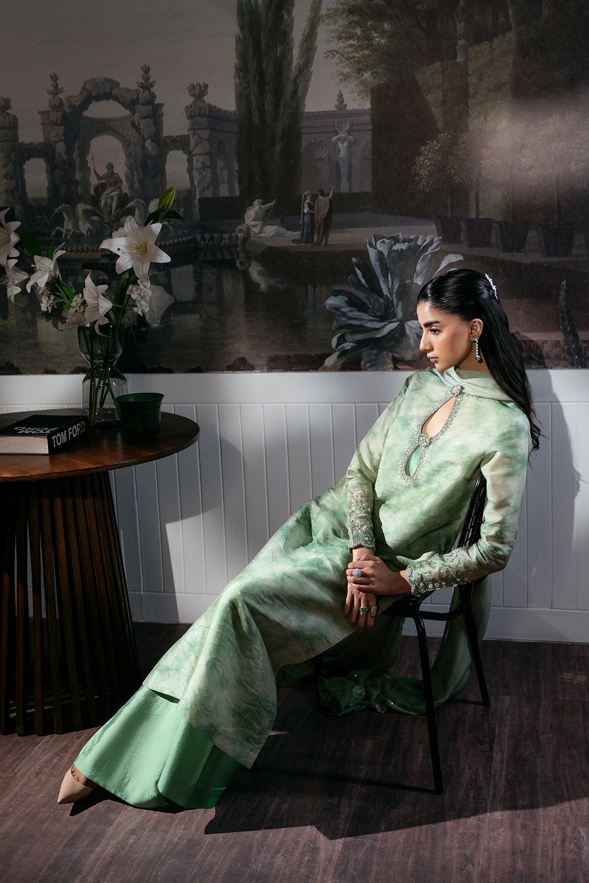 Mina Kashif | Loona Luxe Formals | Noira - Formal Dress - available at Maria Faisal in UK and USA.
