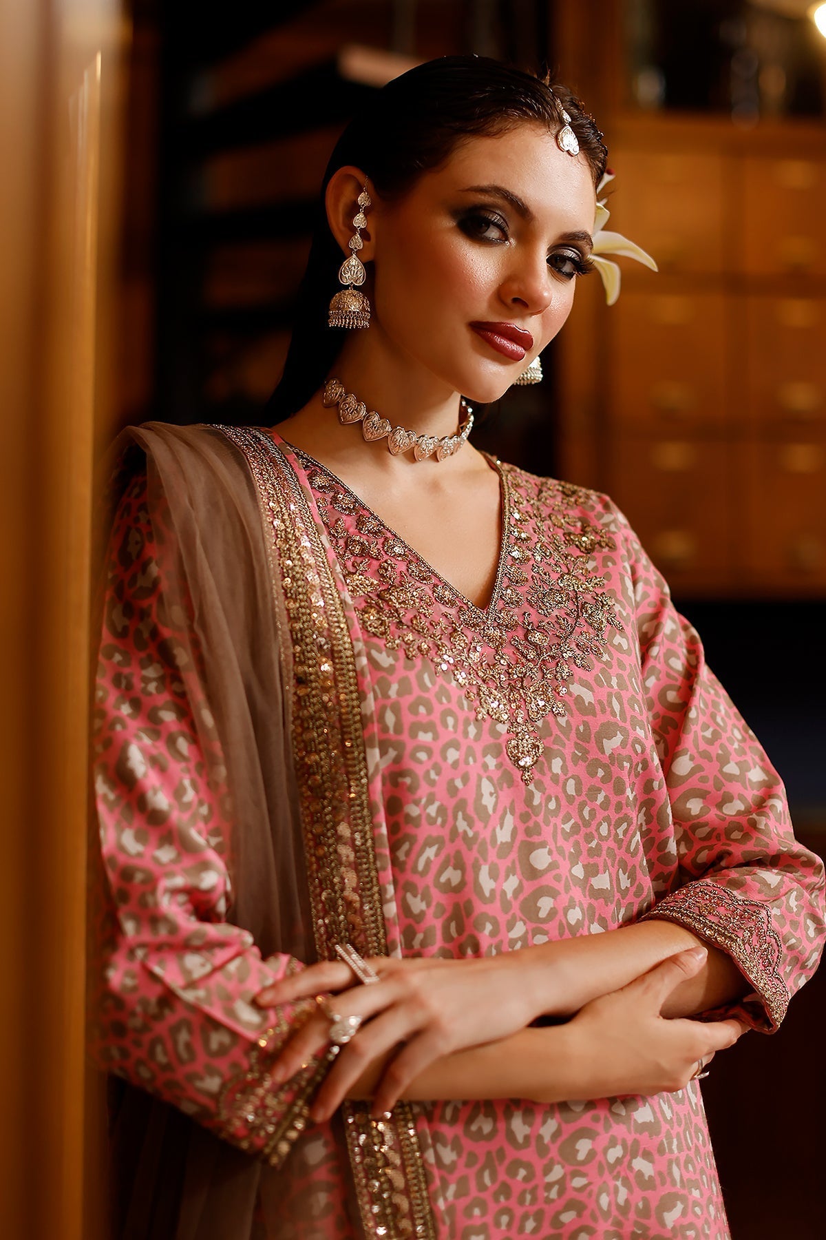 Charizma | Festive Pret | CMA-6-156 - Dress - available at Maria Faisal in UK and USA.