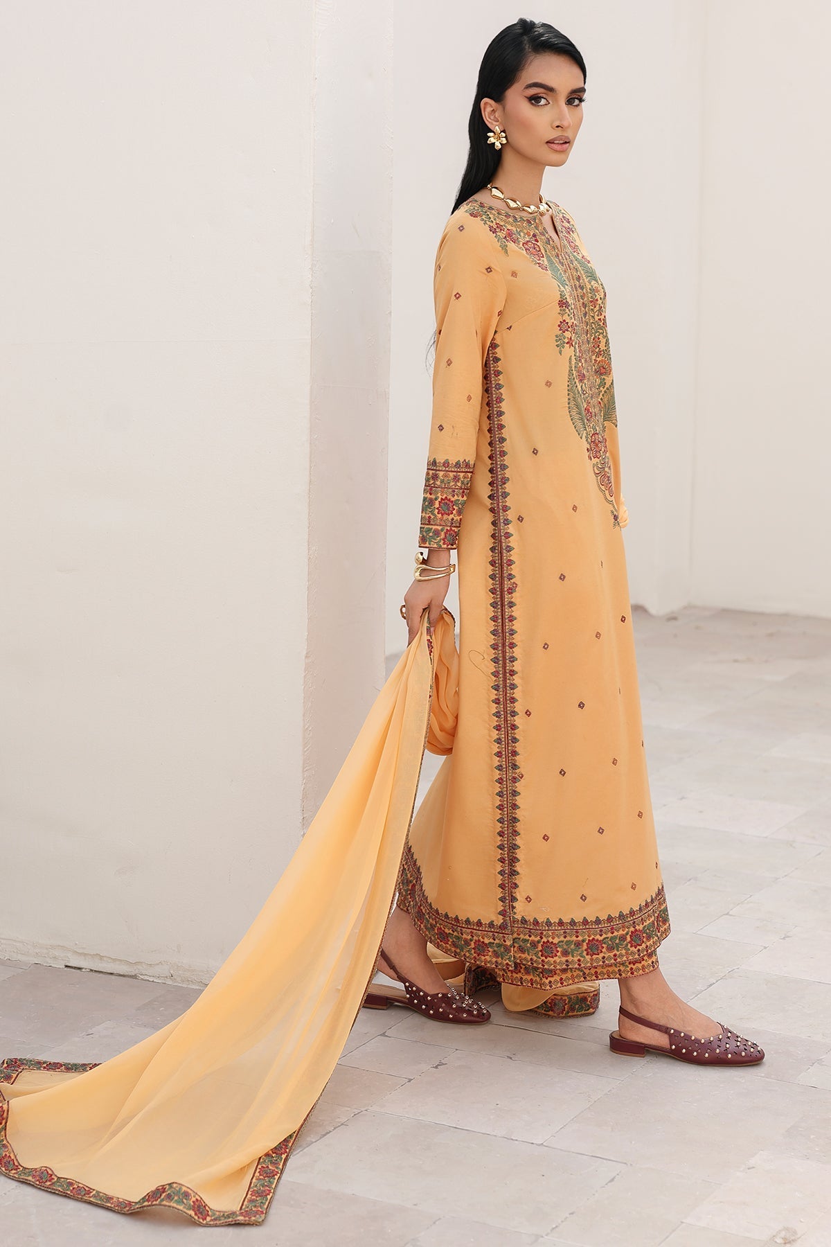 Charizma | Festive Edit | CNP-6-220 - Luxury Dress - available at Maria Faisal in UK and USA.